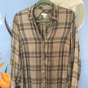J. Jill Plaid Tunic